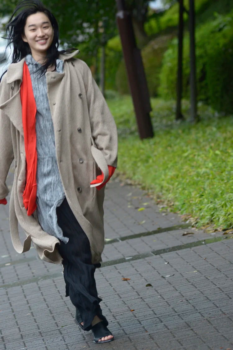 Kota Gushiken - Knitted Washi Trench Coat