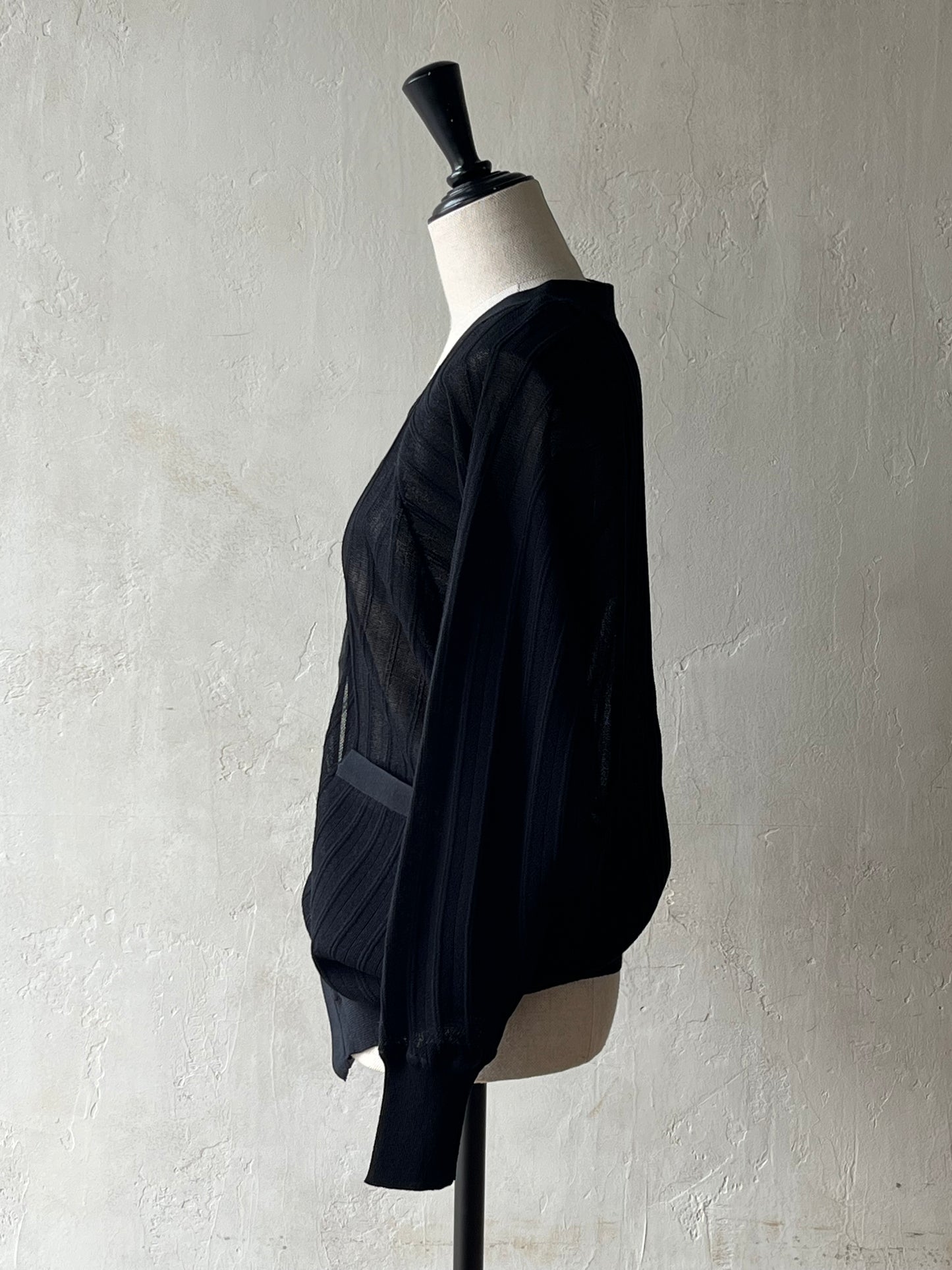 JUN MIKAMI - STRIPE CARDIGAN
