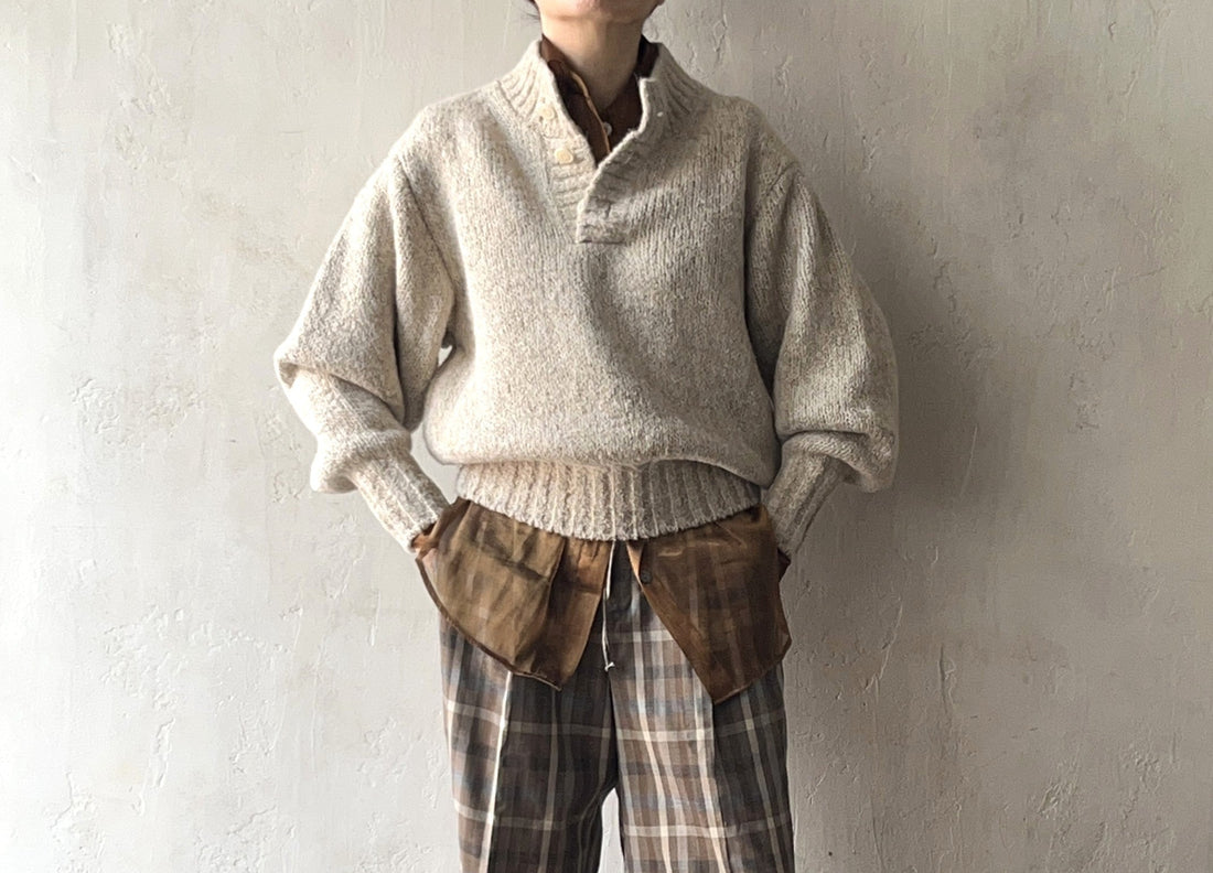 Kota Gushiken - Blousing Balloon Sleeve with Raw Linen