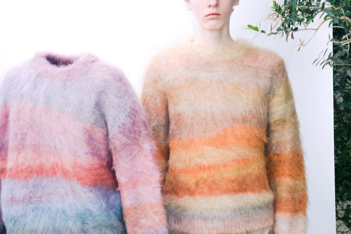 Kota Gushiken - Abstract Sunset Mohair Pullover