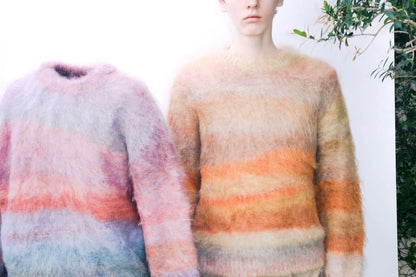 Kota Gushiken - Abstract Sunset Mohair Pullover