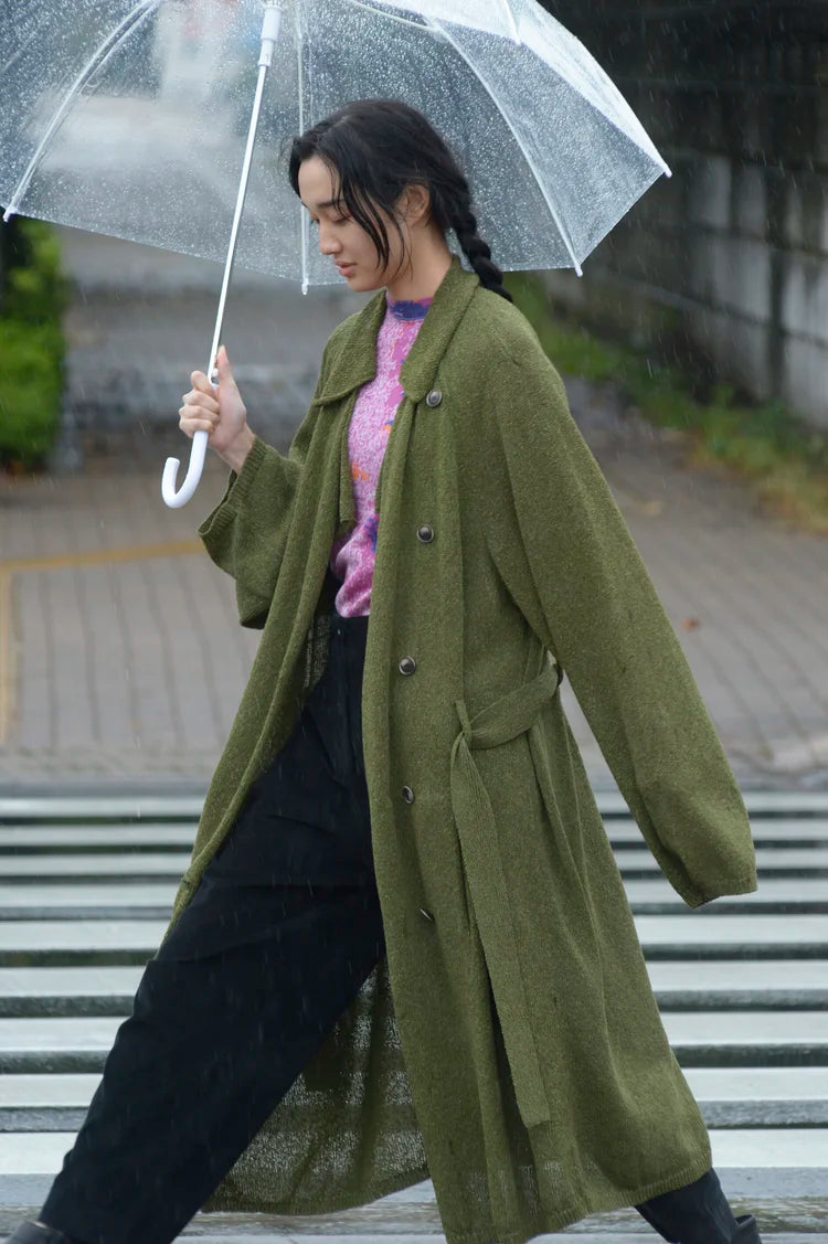Kota Gushiken - Knitted Washi Trench Coat