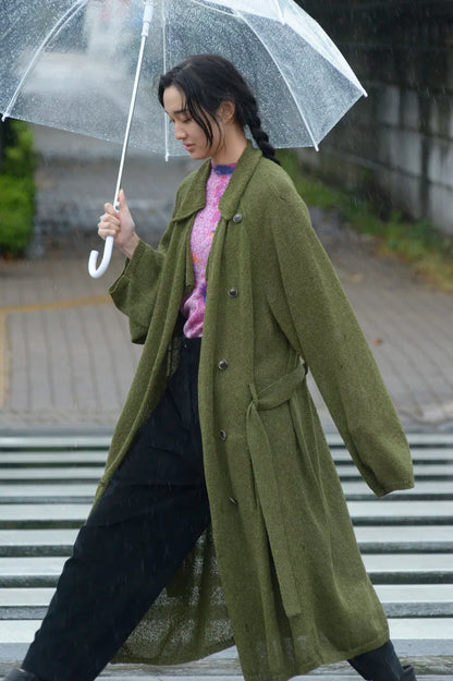 Kota Gushiken - Knitted Washi Trench Coat
