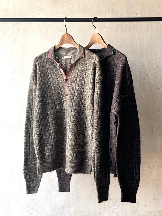 MAATEE&SONS - Mohair Cashmere 透かし編み