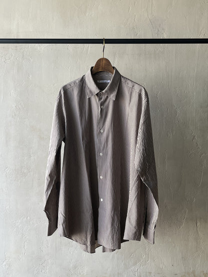 MAATEE&SONS - FAT CHARLES bordeaux stripe