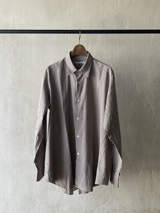 MAATEE&SONS - FAT CHARLES bordeaux stripe