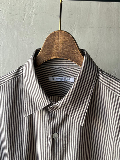 MAATEE&SONS - FAT CHARLES bordeaux stripe