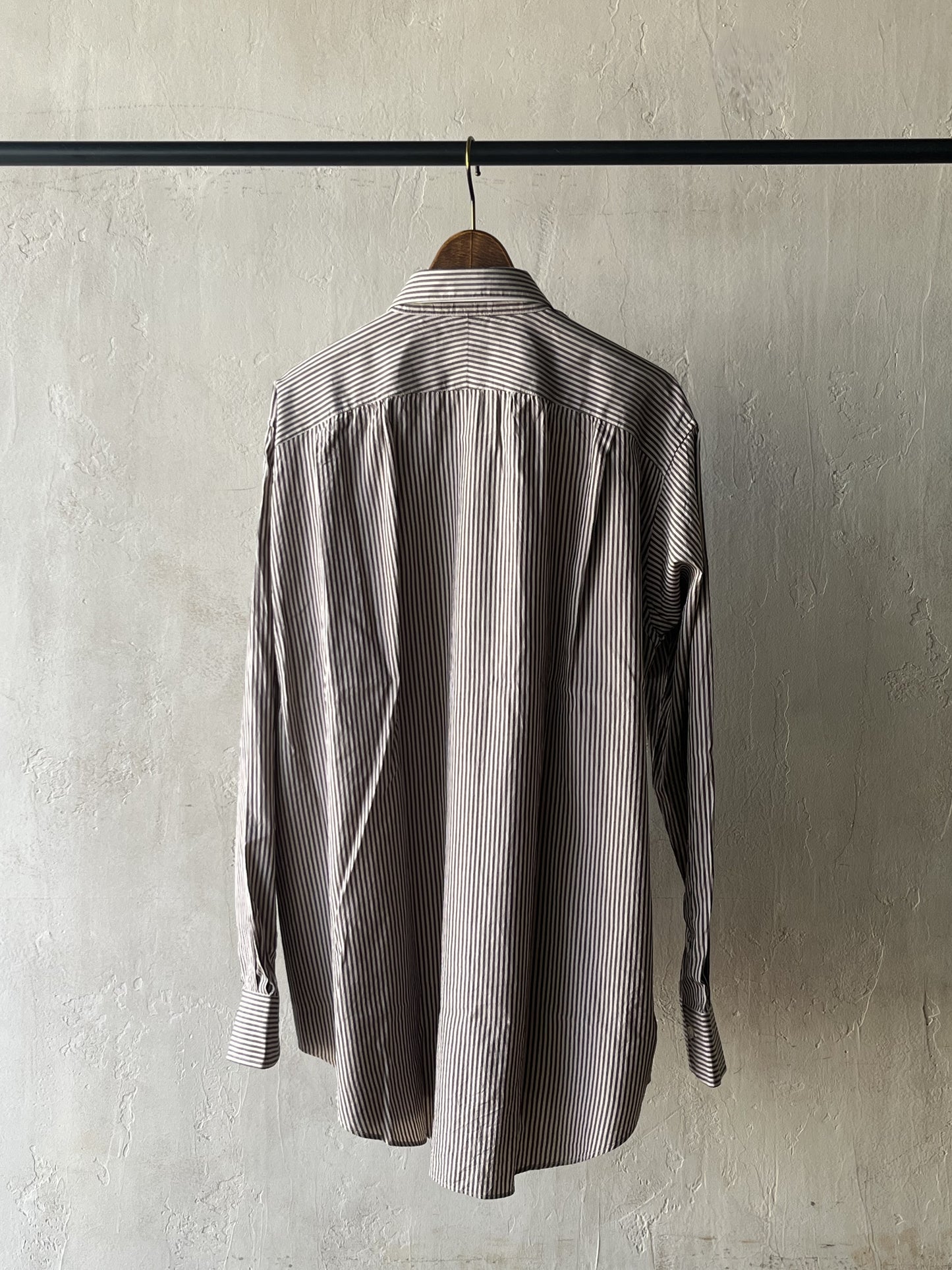 MAATEE&SONS - FAT CHARLES bordeaux stripe