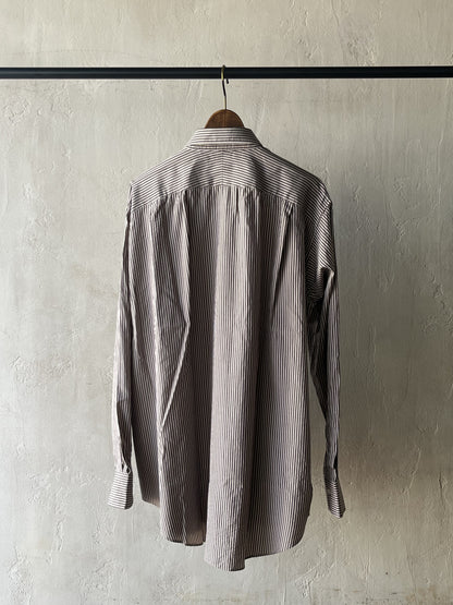 MAATEE&SONS - FAT CHARLES bordeaux stripe
