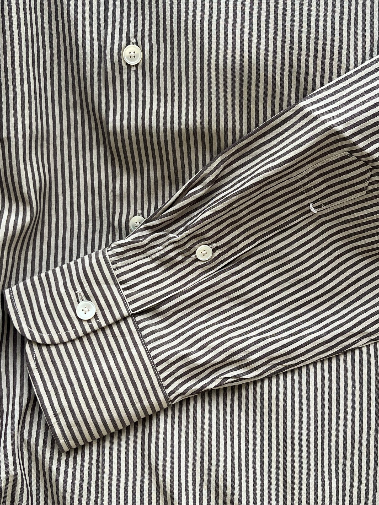 MAATEE&SONS - FAT CHARLES bordeaux stripe