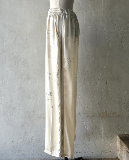 wonderound - PANTS WITH ZIPPER HAND DRAWING