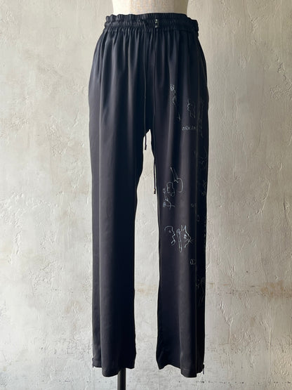 wonderound - PANTS WITH ZIPPER HAND DRAWING