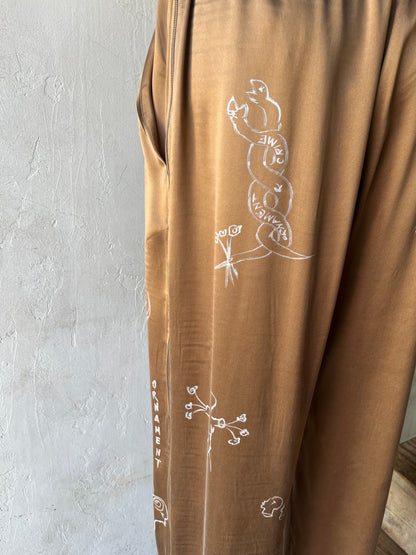 wonderound - PANTS WITH ZIPPER HAND DRAWING