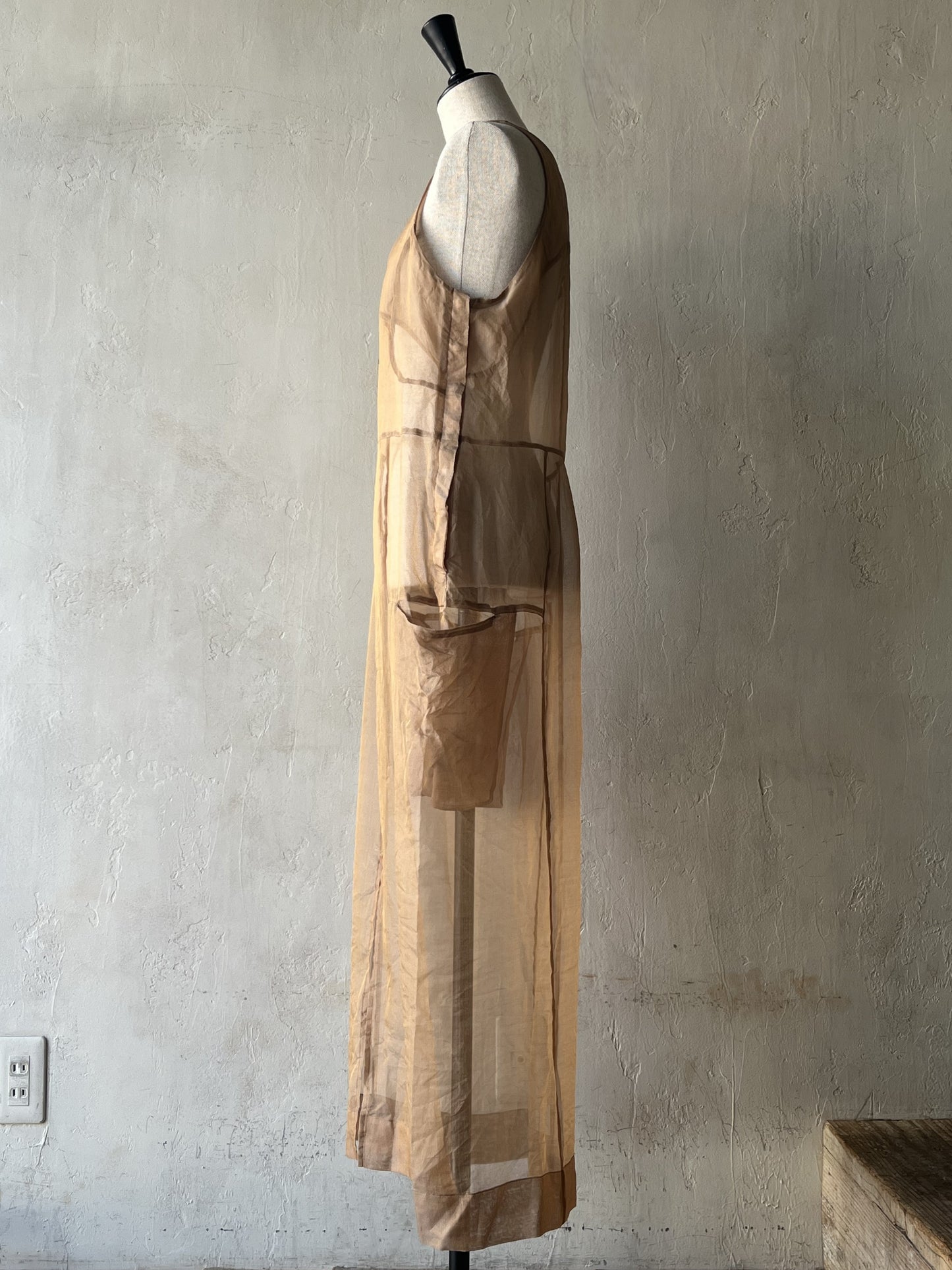 JUN MIKAMI - SILK ORGANDY ONE-PIECE