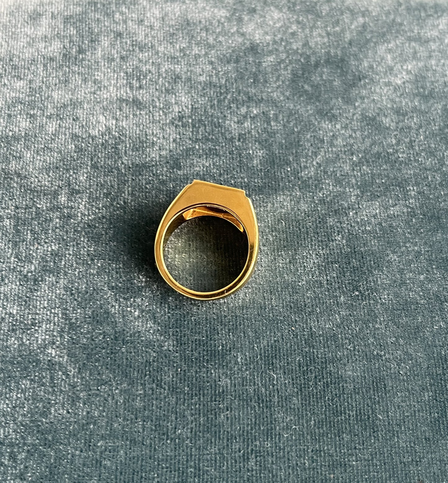 R.ALAGAN - SIGNET RING RED AGATE