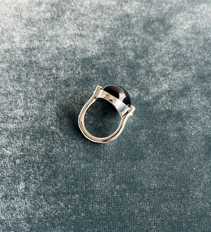 R.ALAGAN - NEW ONYX RING