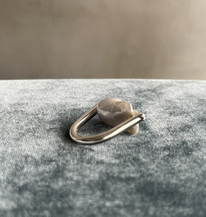 R.ALAGAN - DISTORTED PEARL RING