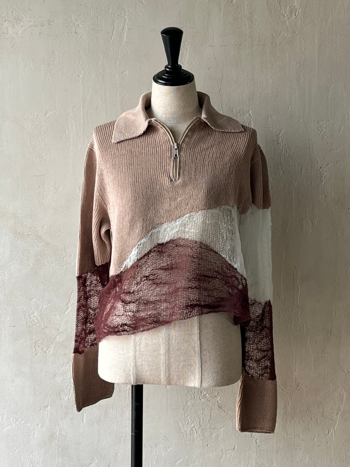 Kota Gushiken - Solid & Fluid Zip-up Knit