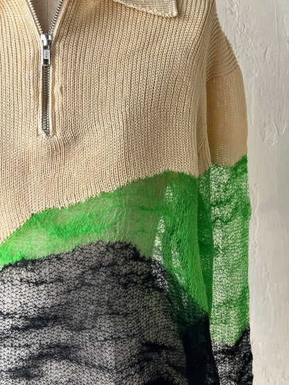 Kota Gushiken - Solid & Fluid Zip-up Knit