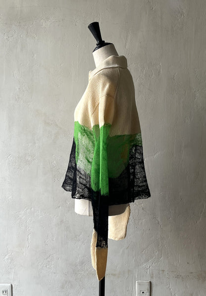 Kota Gushiken - Solid & Fluid Zip-up Knit