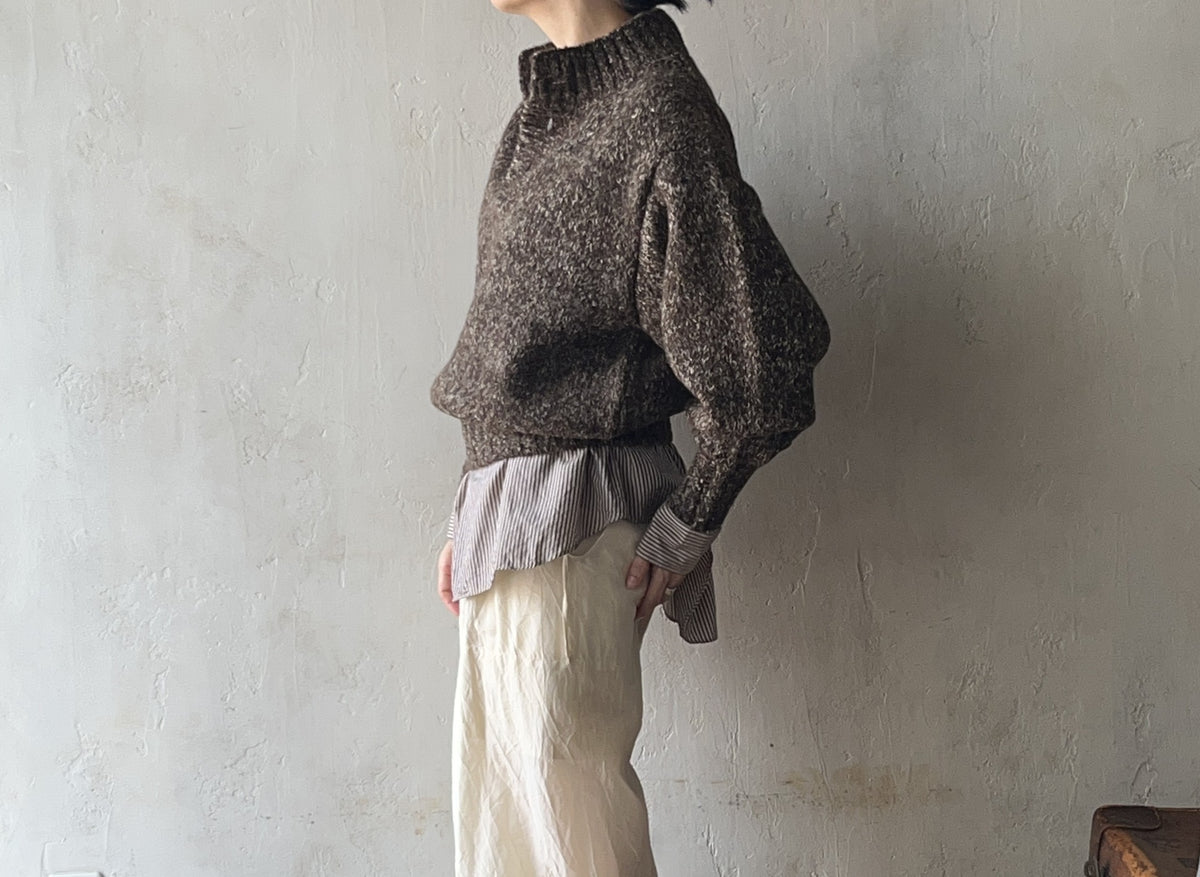 Kota Gushiken - Blousing Balloon Sleeve with Raw Linen