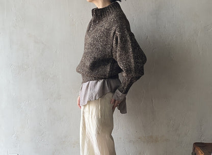 Kota Gushiken - Blousing Balloon Sleeve with Raw Linen