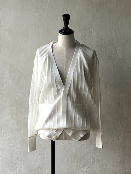 JUN MIKAMI - STRIPE CARDIGAN