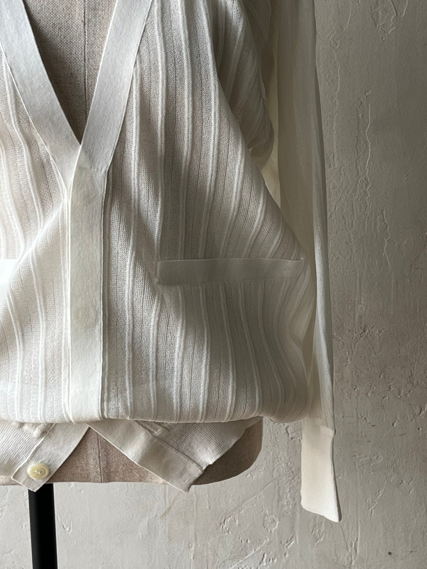 JUN MIKAMI - STRIPE CARDIGAN