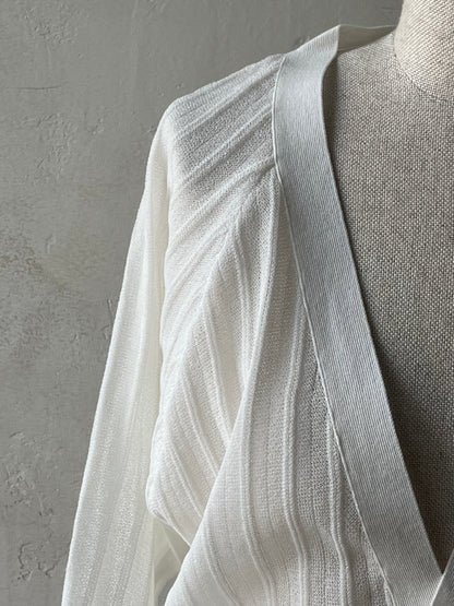 JUN MIKAMI - STRIPE CARDIGAN