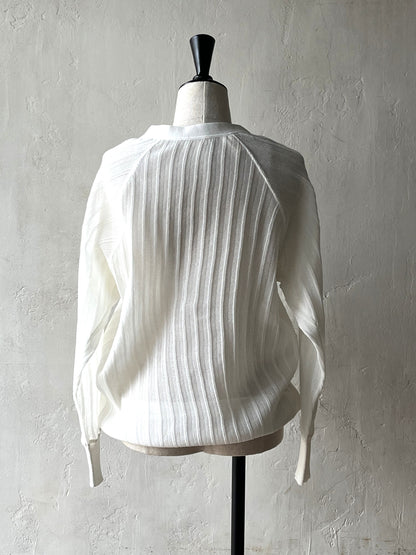 JUN MIKAMI - STRIPE CARDIGAN
