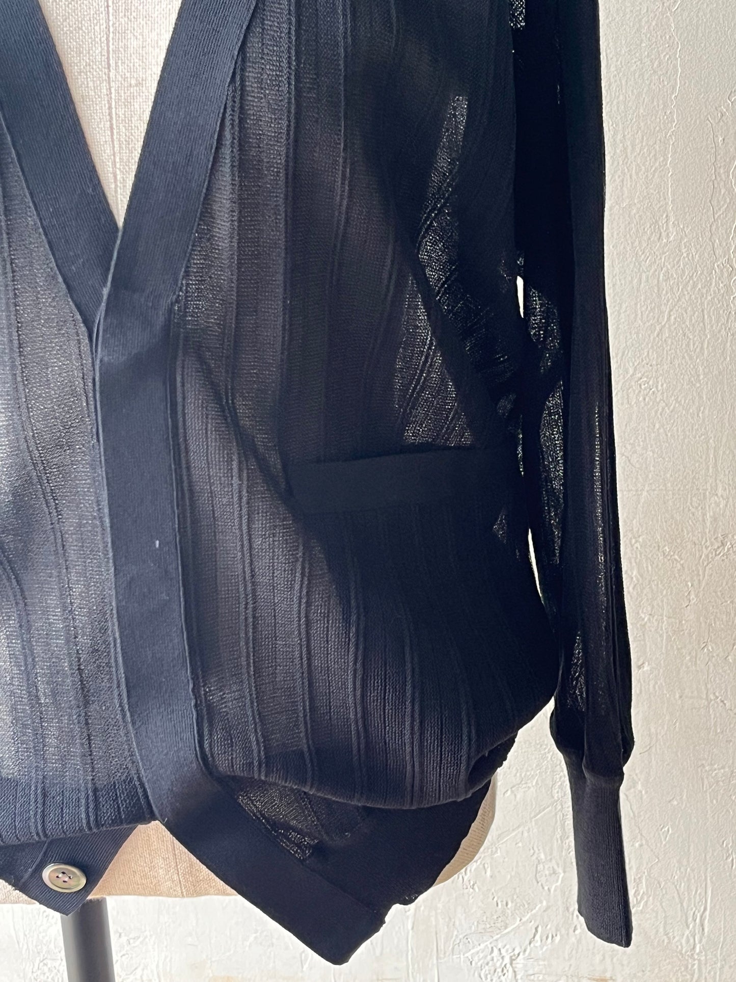 JUN MIKAMI - STRIPE CARDIGAN