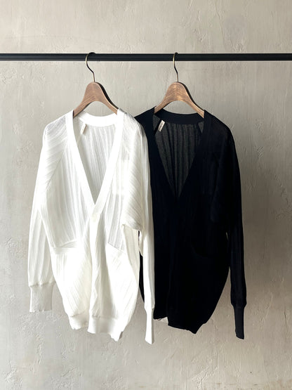 JUN MIKAMI - STRIPE CARDIGAN