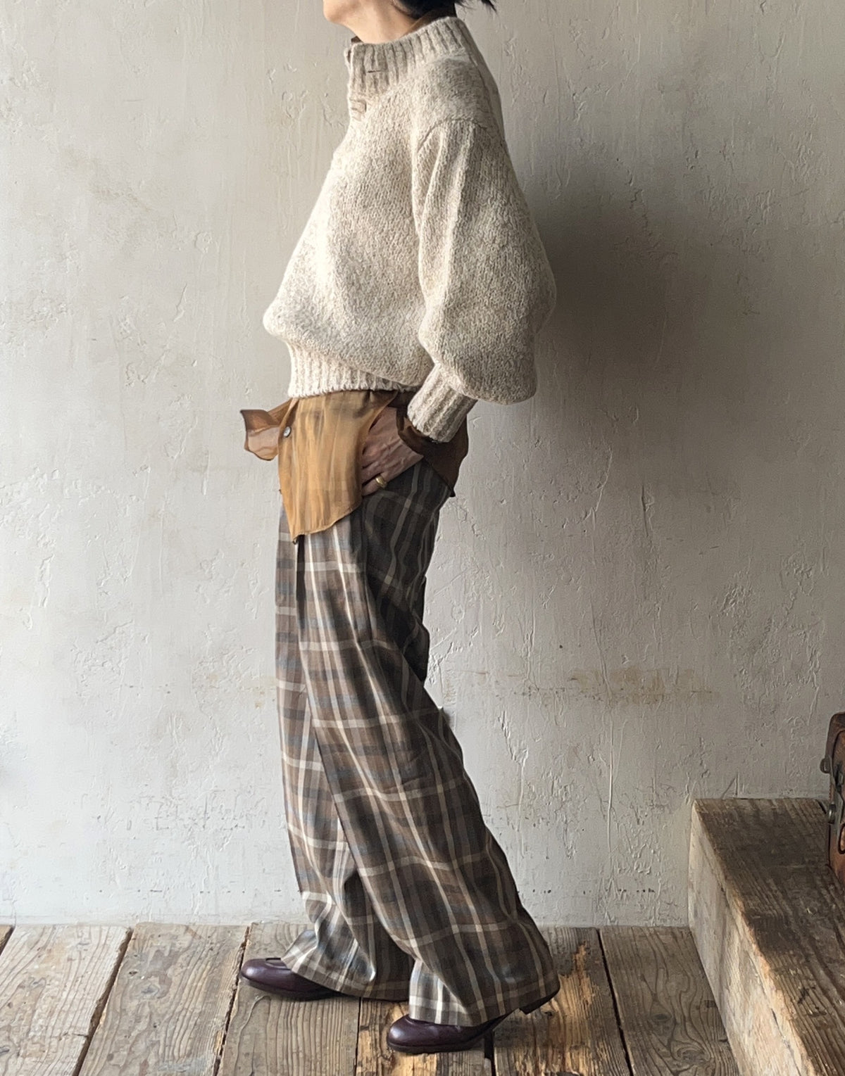 Kota Gushiken - Blousing Balloon Sleeve with Raw Linen