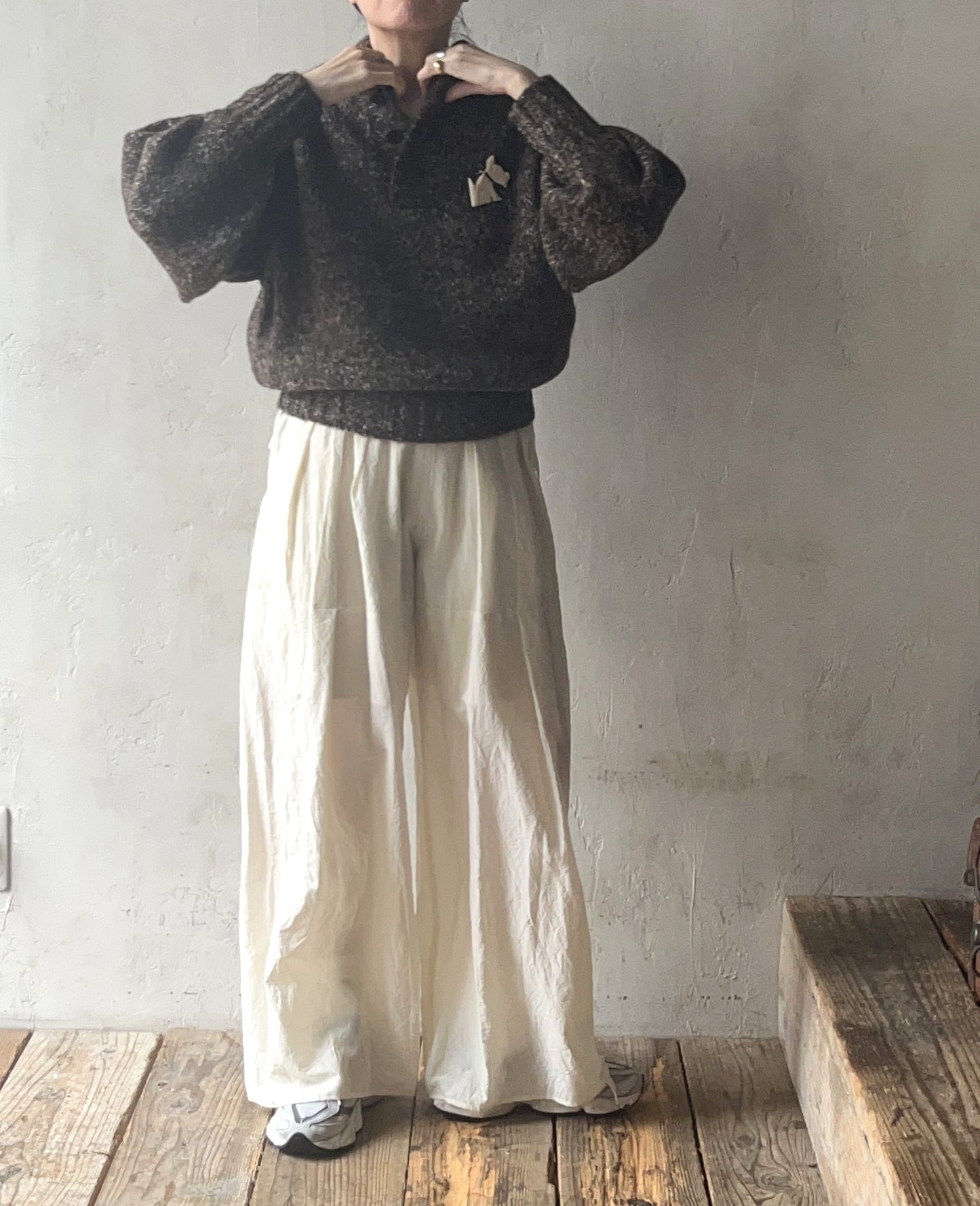 Kota Gushiken - Blousing Balloon Sleeve with Raw Linen