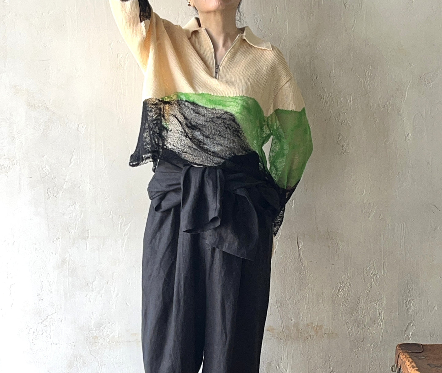 Kota Gushiken - Solid & Fluid Zip-up Knit