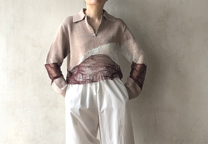 Kota Gushiken - Solid & Fluid Zip-up Knit