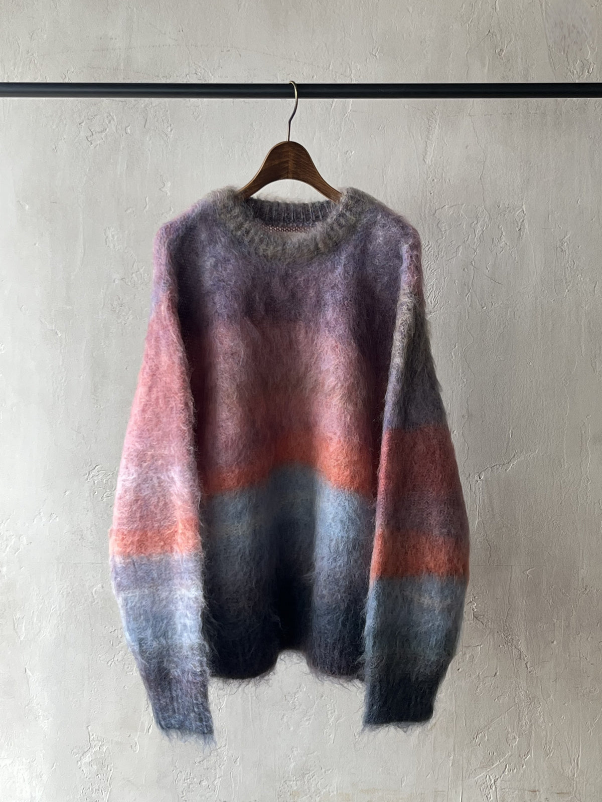 Kota Gushiken - Abstract Sunset Mohair Pullover