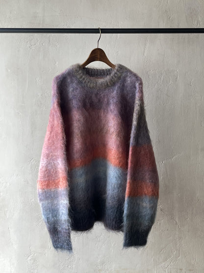 Kota Gushiken - Abstract Sunset Mohair Pullover