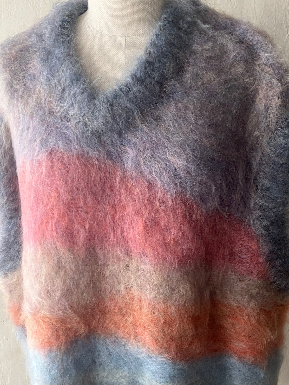 Kota Gushiken - Abstract Sunset Mohair Vest