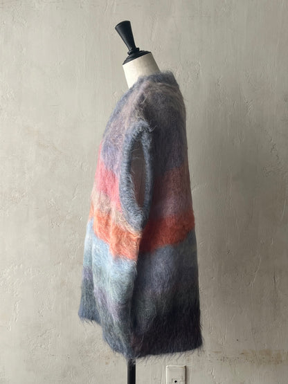Kota Gushiken - Abstract Sunset Mohair Vest