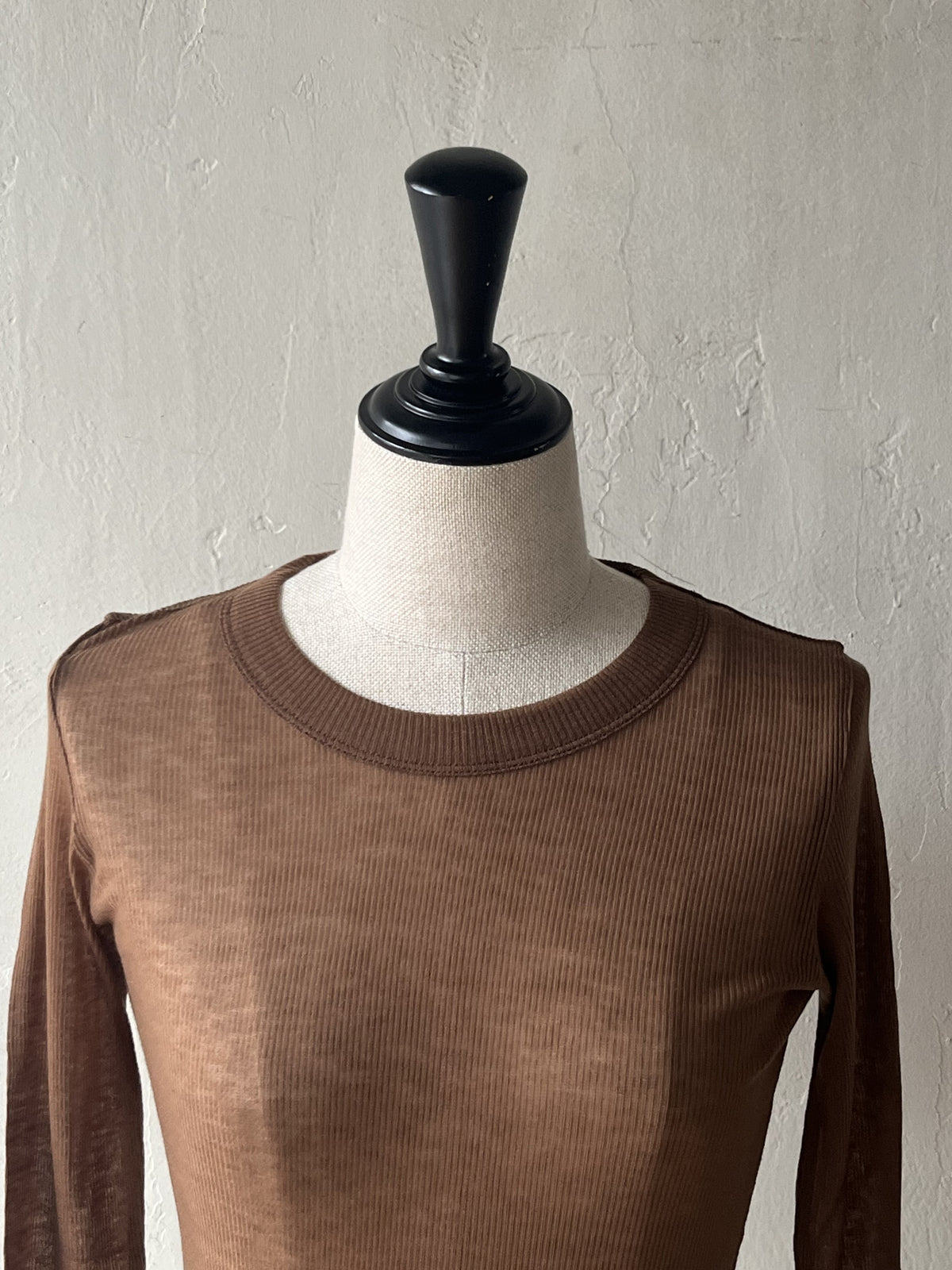 BATONER - MELTY RIB CREW NECK