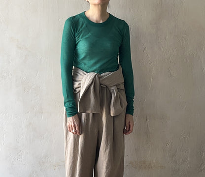 BATONER - MELTY RIB CREW NECK