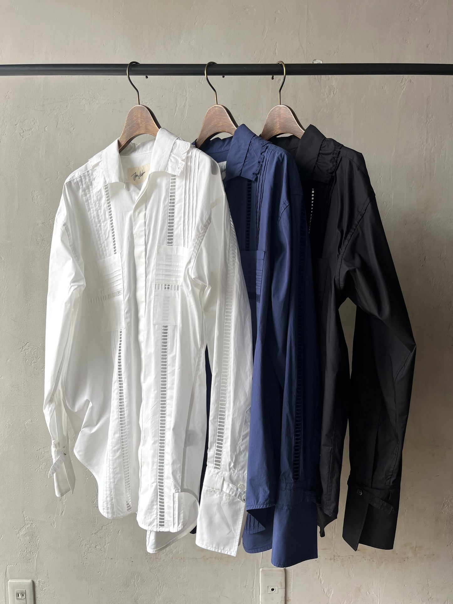 JUN MIKAMI - CUT RAFFLE SHIRT