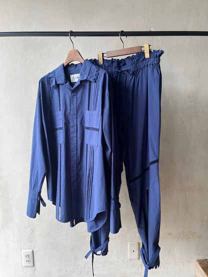 JUN MIKAMI - CUT RAFFLE SHIRT