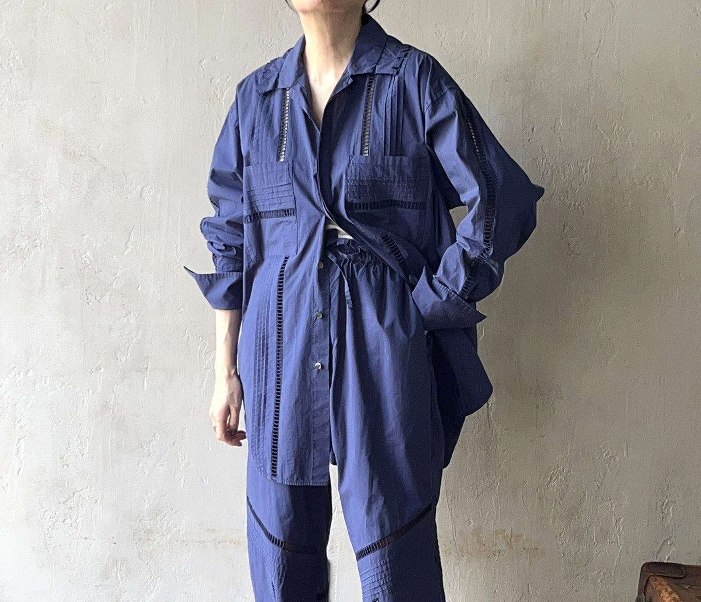 JUN MIKAMI - CUT RAFFLE SHIRT