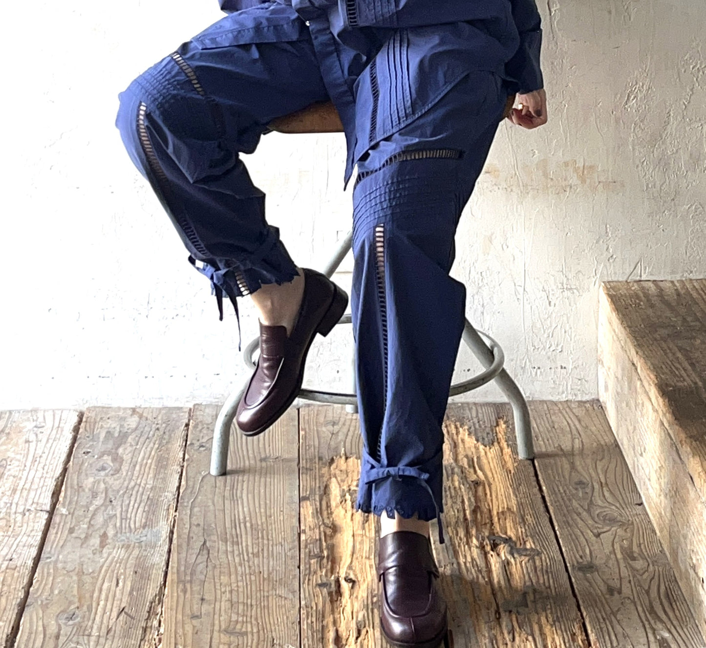 JUN MIKAMI - CUT RAFFLE PANTS