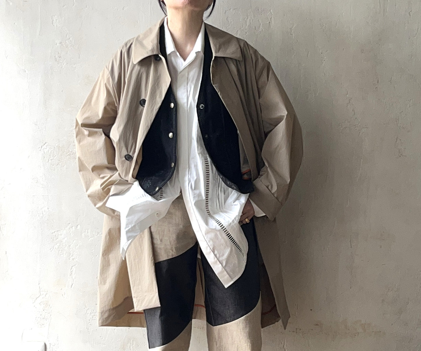 JUN MIKAMI - CUT RAFFLE SHIRT