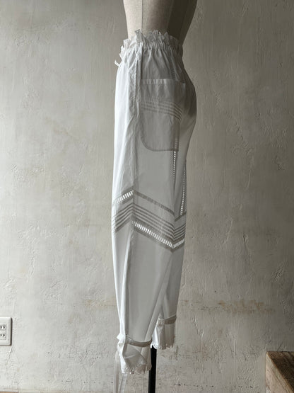 JUN MIKAMI - CUT RAFFLE PANTS