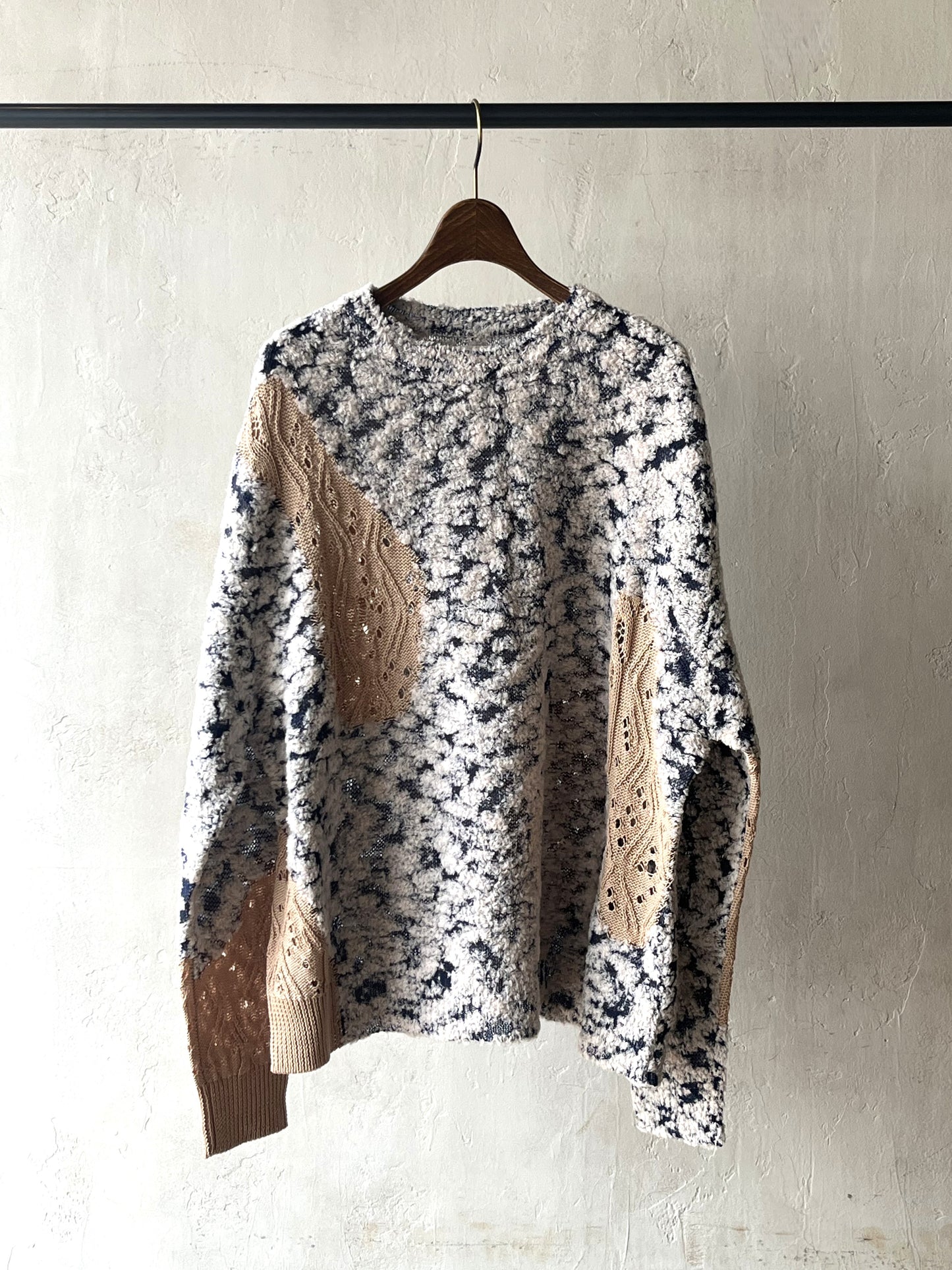 Kota Gushiken - Rough & Gloss Collaged Jumper