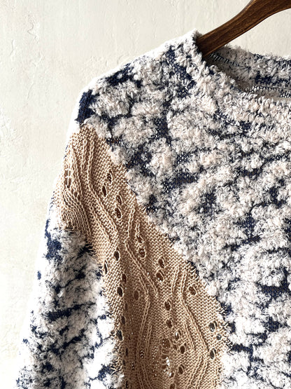 Kota Gushiken - Rough & Gloss Collaged Jumper